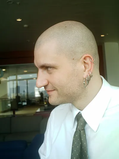 Portrait of China Miéville