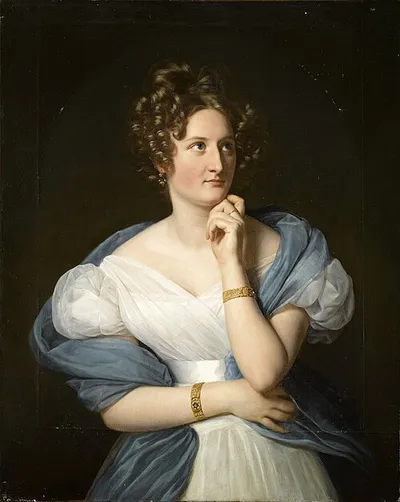 Portrait of Delphine de Girardin