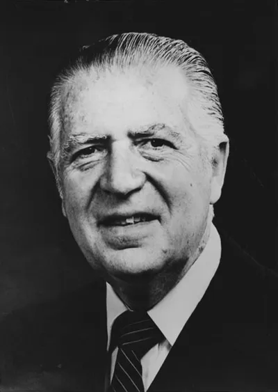 Portrait of Fernando BelaĂșnde Terry