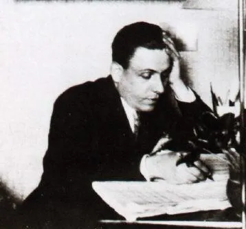 Portrait of Francis Poulenc