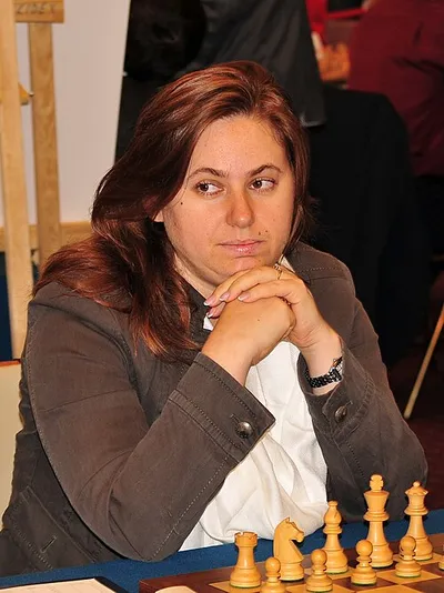 Portrait of Judit Polgár