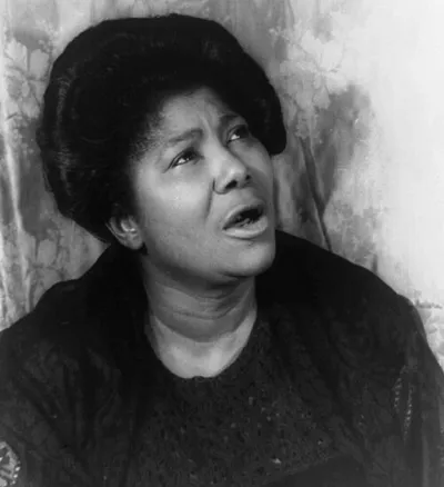 Portrait of Mahalia Jackson
