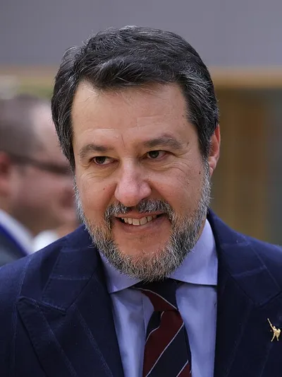 Portrait of Matteo Salvini