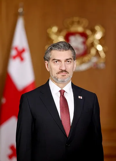Portrait of Mikheil Kavelashvili
