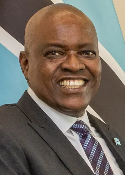 Portrait of Mokgweetsi Masisi