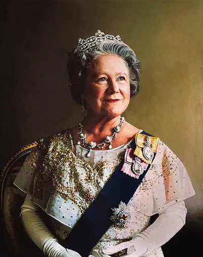Portrait of Queen Elizabeth the Queen Mother
