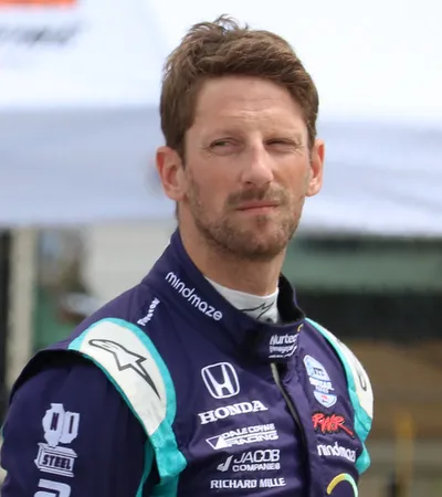 Portrait of Romain Grosjean