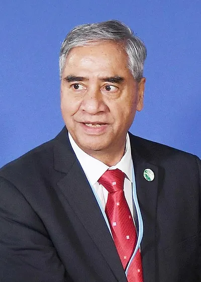 Portrait of Sher Bahadur Deuba