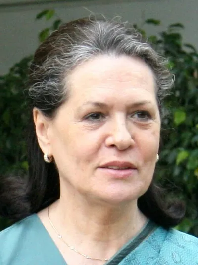 Portrait of Sonia Gandhi