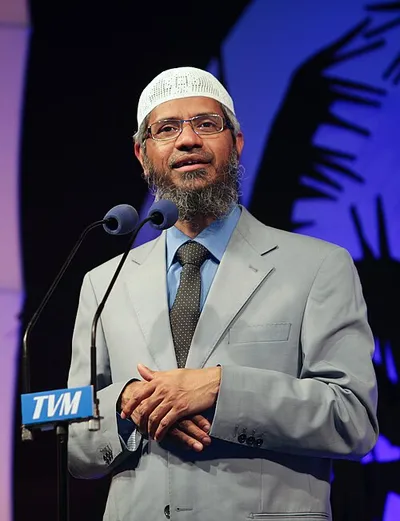 Portrait of Zakir Naik